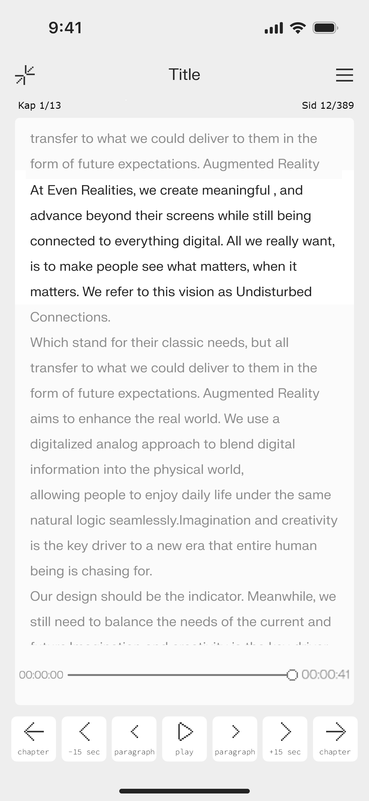 WacoReader Companion screenshot 1
